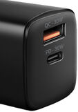 Cargador de pared AXAGON ACU-PQ30 QC3.0,4.0/AFC/FCP/PPS/Apple + PD type-C, 30W, Negro image number null