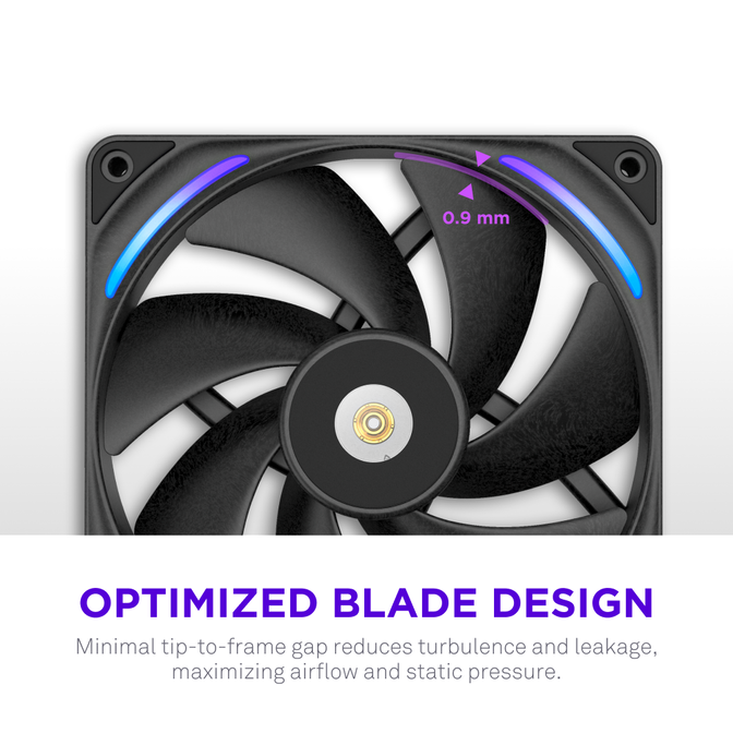 Ventilador NZXT F140x Perfomance RGB 140mm - Single Pack Negras image number 14