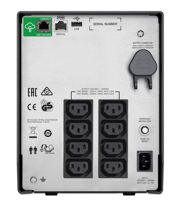 UPS APC Smart-UPS C 1000VA LCD 230V con SmartConnect image number 1