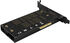 Adaptador PCIe 3.0 AXAGON PCEM2-DC  4x - DUAL M.2 SSD (NVMe + SATA), dual voltage image number null