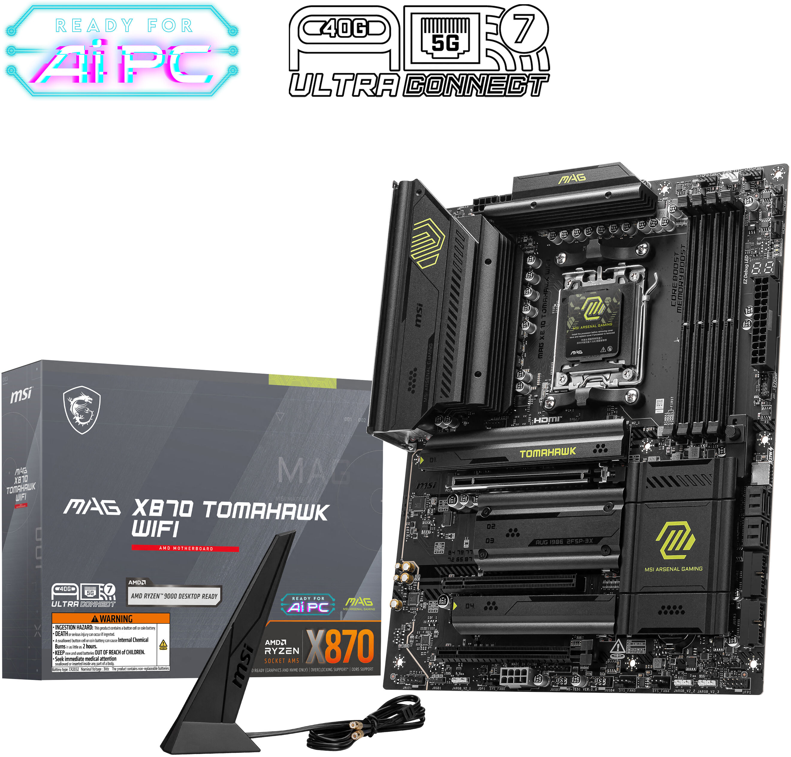 Placa Base MSI MAG X870 TOMAHAWK WIFI