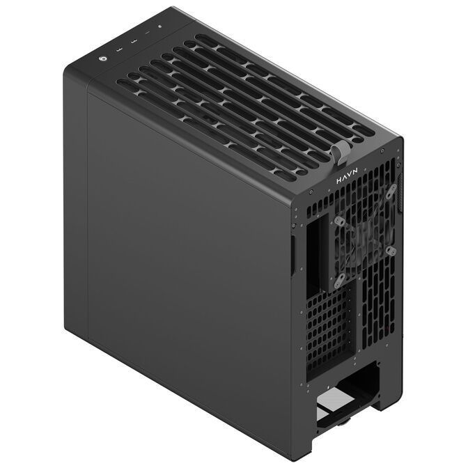 Caja ATX HAVN BF 360 Flow Solid Negro image number 5