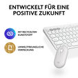 Rat&oacute;n Logitech Pebble 2 M350s Bluetooth Blanco image number null