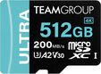 Tarjeta de Memoria Team Group Ultra MicroSDXC UHS-I U3 A2 V30 512GB C/Adaptador image number null