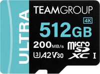 Tarjeta de Memoria Team Group Ultra MicroSDXC UHS-I U3 A2 V30 512GB C/Adaptador