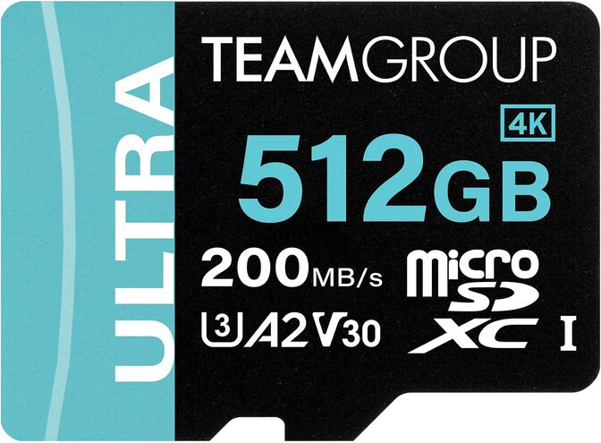 Tarjeta de Memoria Team Group Ultra MicroSDXC UHS-I U3 A2 V30 512GB C/Adaptador image number 0