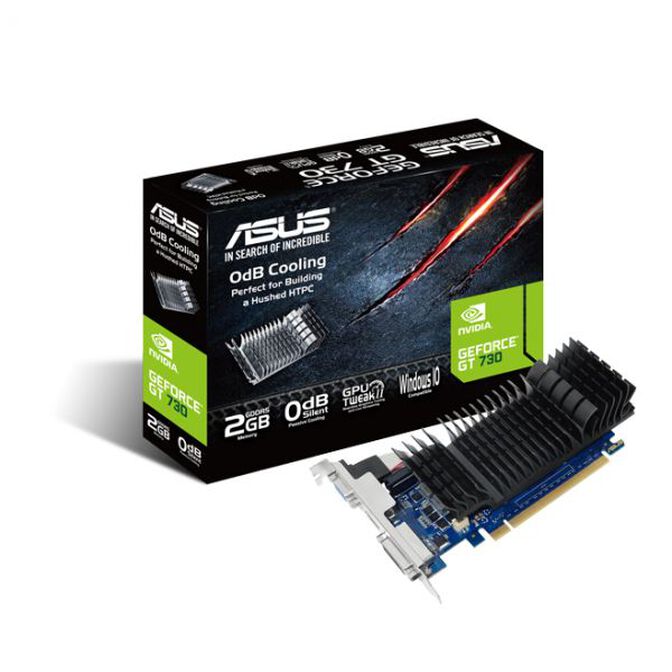 Tarjeta Gr&aacute;fica Asus GeForce&reg; GT 730 Silent SL 2GB GD5 image number 0