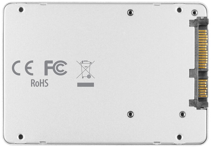 Caja Interno AXAGON RSS-M2SD SATA 2.5" para NGFF M.2 SSD, Aluminio Silver image number 5