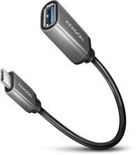 Adaptador AXAGON RUCM-AFAC USB-C 3.2 M para USB-A F, Negro