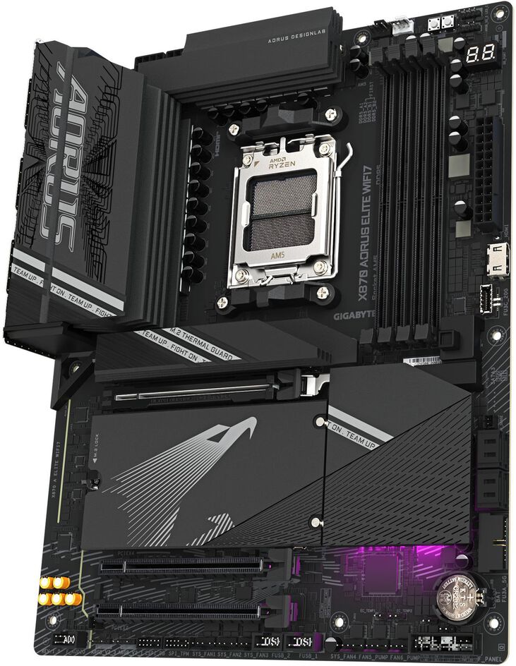 Placa Base Gigabyte X870 Aorus Elite WiFi7 image number 3