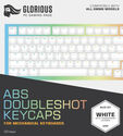 Juego de 123 Teclas Glorious ABS Doubleshot V2, Blanco (US ANSI) image number null