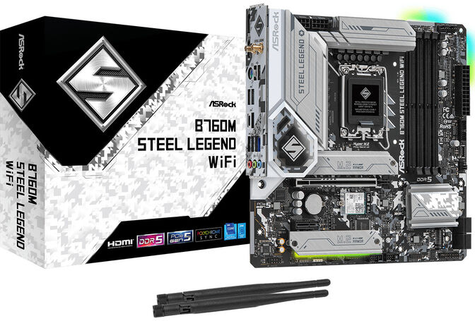 Placa Base ASRock B760M Steel Legend image number 0