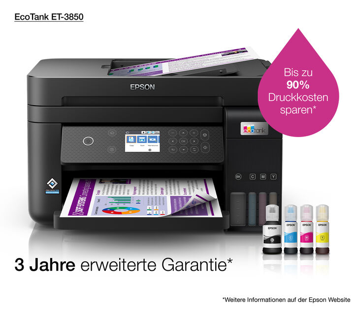 Multifuncional Epson EcoTank ET-3850 Wi-Fi image number 23