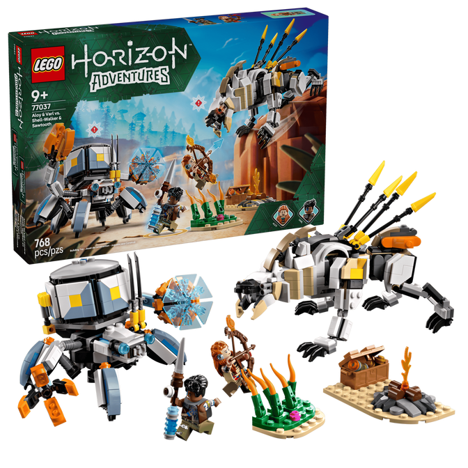 LEGO Horizon: Aloy y Varl contra Recolector y Merodeador, 768 Piezas (77037) image number 0