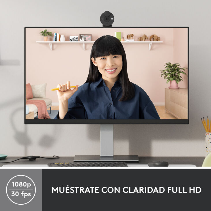 Webcam Logitech Brio 300 Full HD 1080p USB Type-C image number 6
