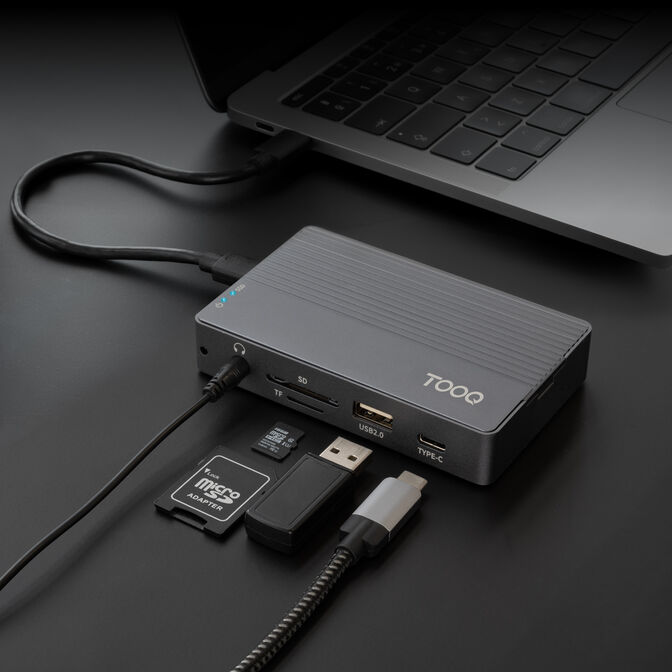 Caja SSD com HUB Tooq TQE-2242G M.2 NGFF/NVMe USB3.2 Gen 2 image number 5