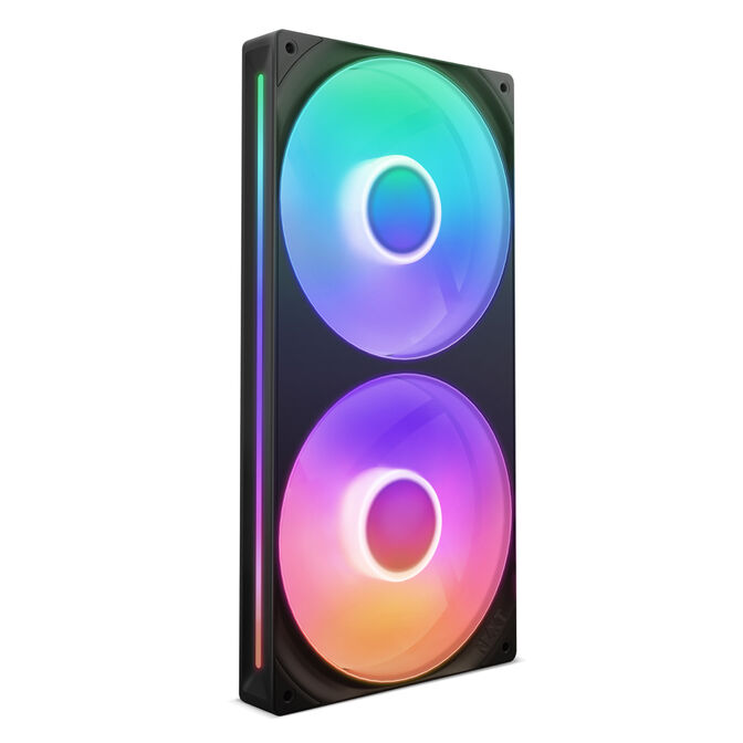 Ventilador NZXT F280 RGB Core Single-Frame Negras - Duplo Vent&iacute;lador 140mm (280mm) image number 5