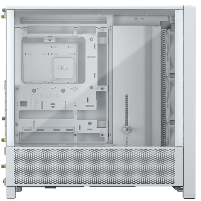 Torre E-ATX Corsair 4000D RS Blanco Cristal Templado image number 3