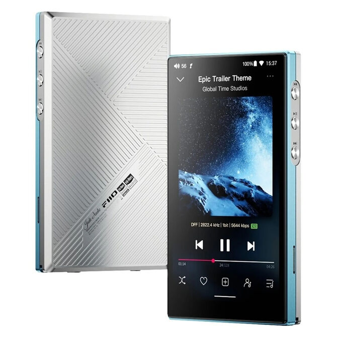 Reproductor de Audio Digital FiiO JM21 Android Hi-Res Azul Cielo image number 2