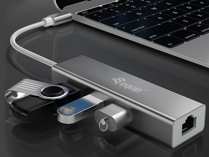 Hub USB-C Equip 3 Puertas USB 3.0 image number 6