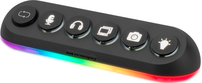 HUB Streamplify DECK 5 Slot, RGB, 12V, EU - Negro image number 1