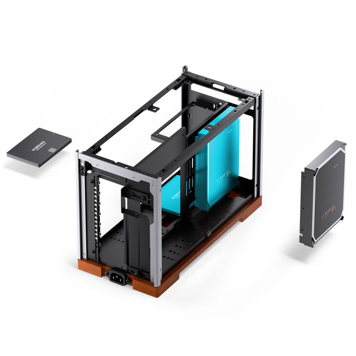 Caja Mini-ITX Jonsbo T9 Gris con Riser 4.0 image number 11