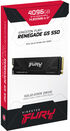 SSD Kingston Fury Renegade G5 4TB Gen5 M.2 NVMe 2280 (14800/14000MB/s) image number null