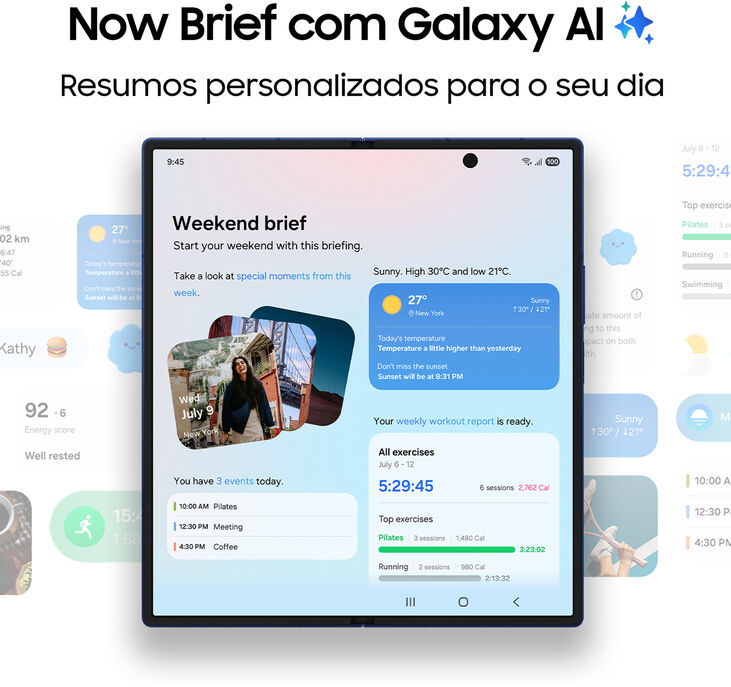 Smartphone Samsung Galaxy Z Fold 7 5G 8.0" (12 / 256GB) 120Hz Azul Oscuro image number 4