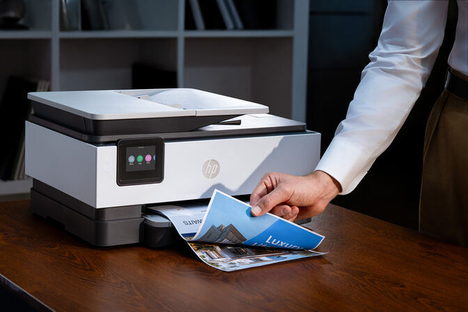 Impresora Multifunci&oacute;n de Inyecci&oacute;n de Tinta HP OfficeJet Pro 8122 Todo-en-Uno image number 4