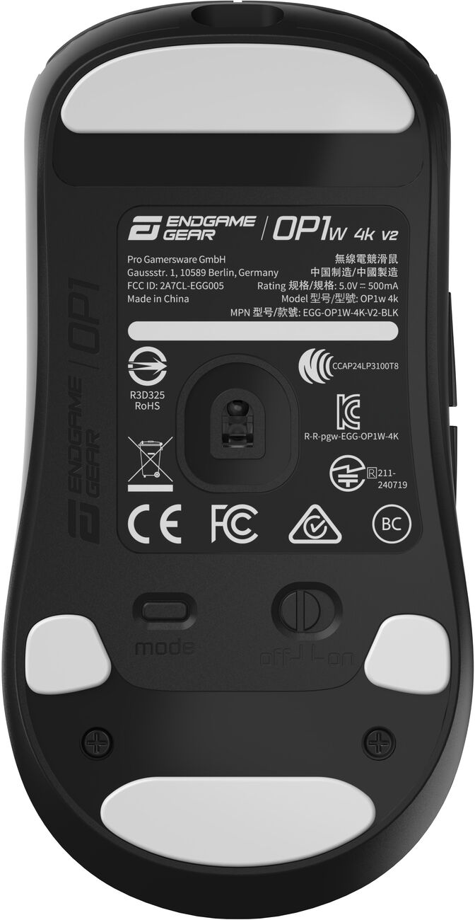 Rat&oacute;n Gaming Endgame Gear OP1w 4k V2 Wireless - Negro image number 15