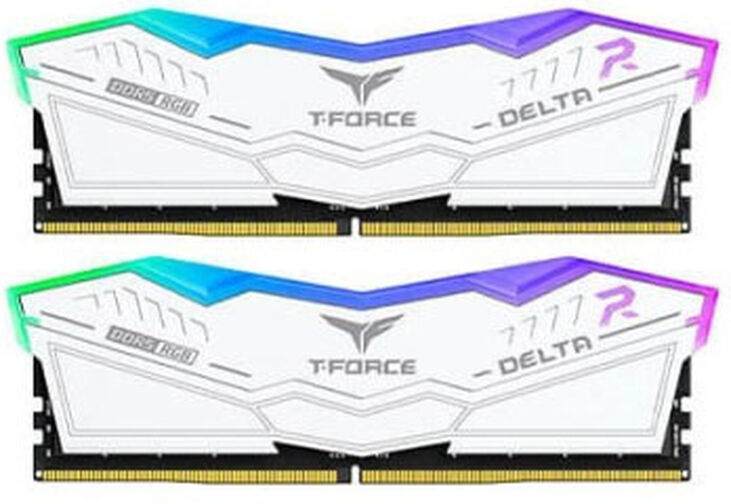 Team Group Kit 48GB (2 x 24GB) DDR5 7200MHz Delta RGB Blanco CL34 image number 0