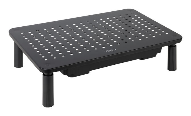 Soporte Elevador Multiusos con Caj&oacute;n Tooq Max. 20Kg Negro image number 0