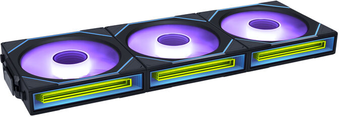 Ventilador Lian Li UNI FAN SL120 Infinity Wireless RGB PWM Negro 120mm (Pack 3) image number 0