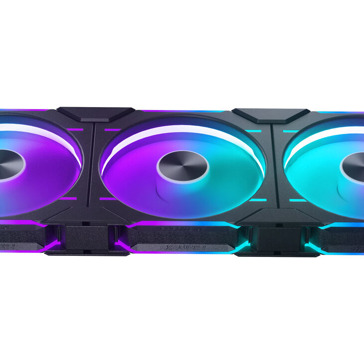 Ventilador Phanteks D30 PWM reverse Airflow D-RGB Negro - 140mm image number 3