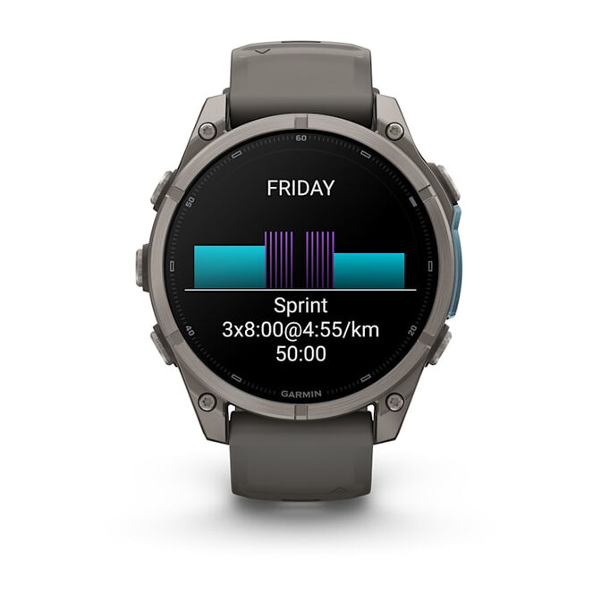 Smartwatch Garmin Fenix 9 47mm Cinzento image number 8
