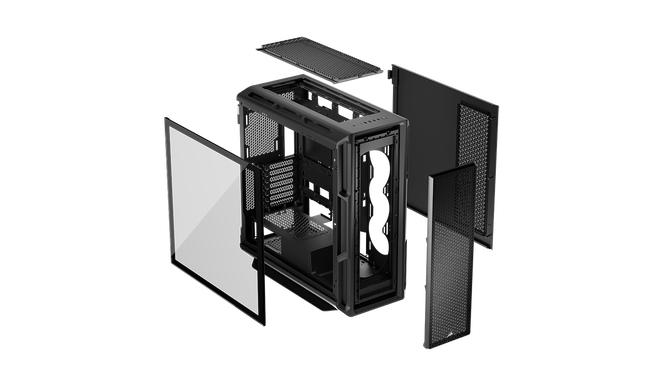 Torre E-ATX Corsair 5000T Negro Cristal Templado image number 7