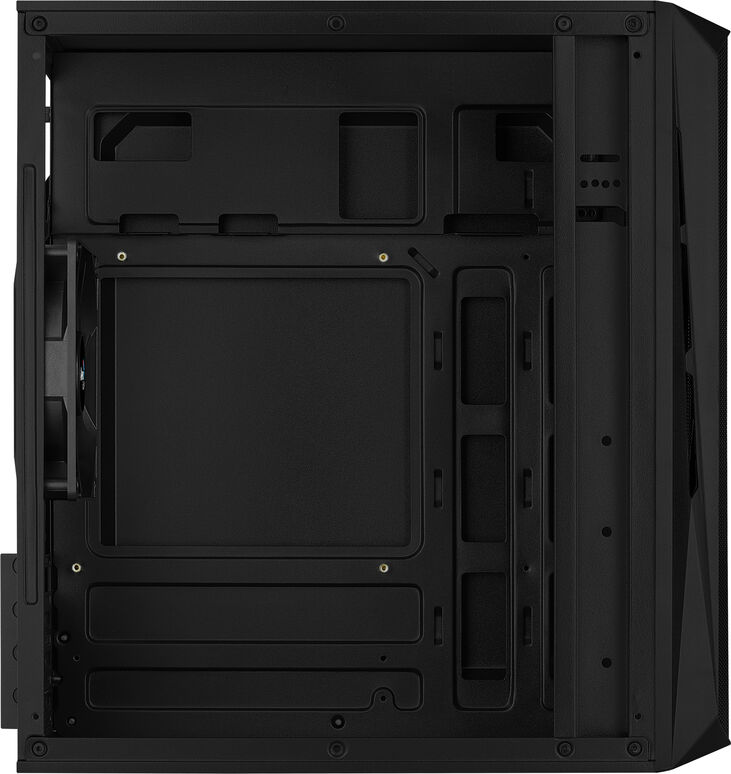Caja Micro-ATX Aerocool CS-107 Negro image number 10