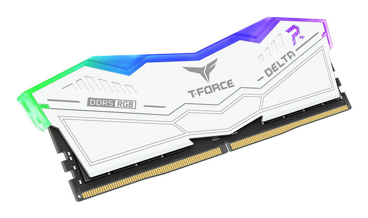Team Group Kit 64GB (2 x 32GB) DDR5 6000MHz Delta RGB Blanco CL30 image number 2