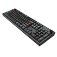 Teclado Montech Darkness Full-Size ,Hot-swappable, GateronG Pro 2.0 Red Switch, RGB, PBT - Mec&aacute;nico (PT) image number null