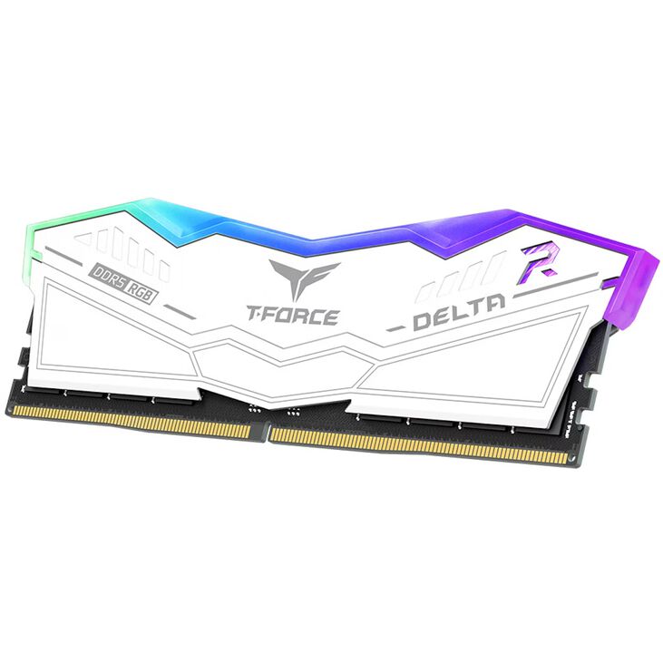 Team Group Kit 64GB (2 x 32GB) DDR5 6000MHz Delta RGB Blanco CL30 image number 4