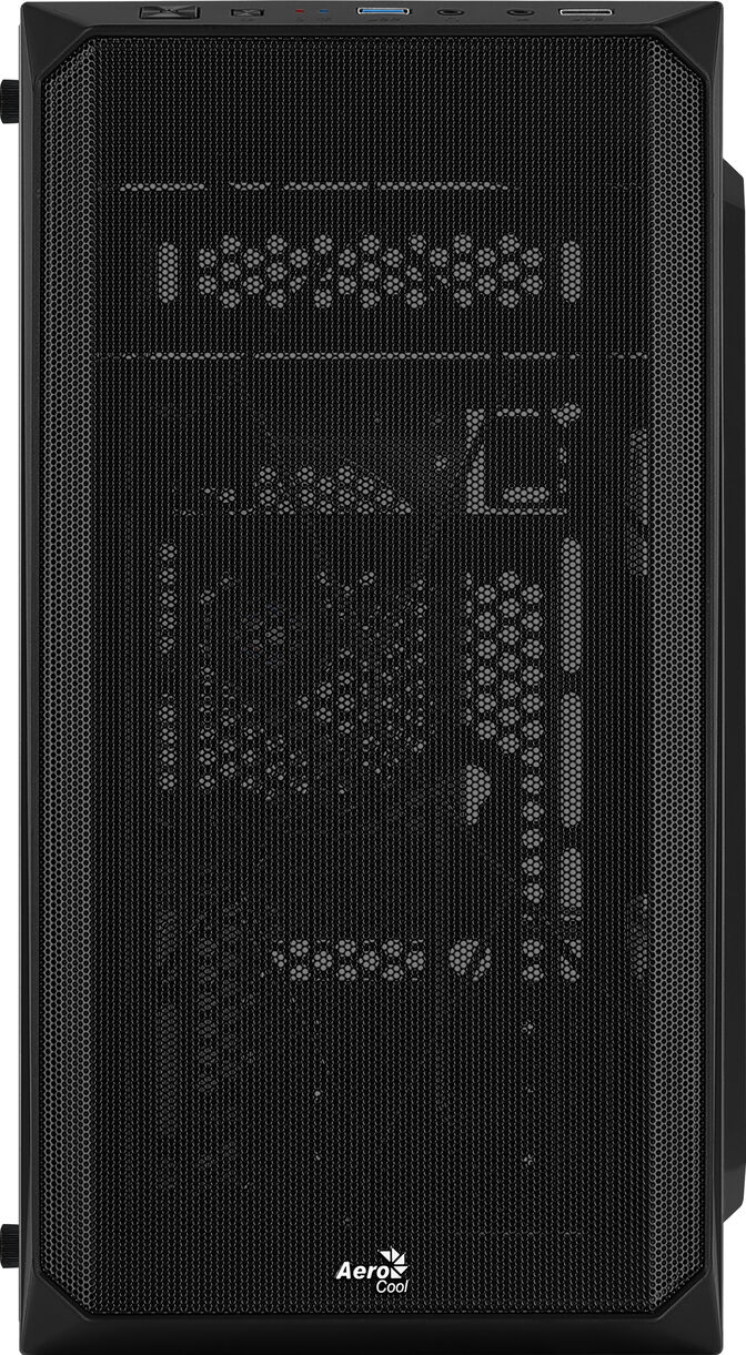 Caja Micro-ATX Aerocool CS-107 Negro image number 5