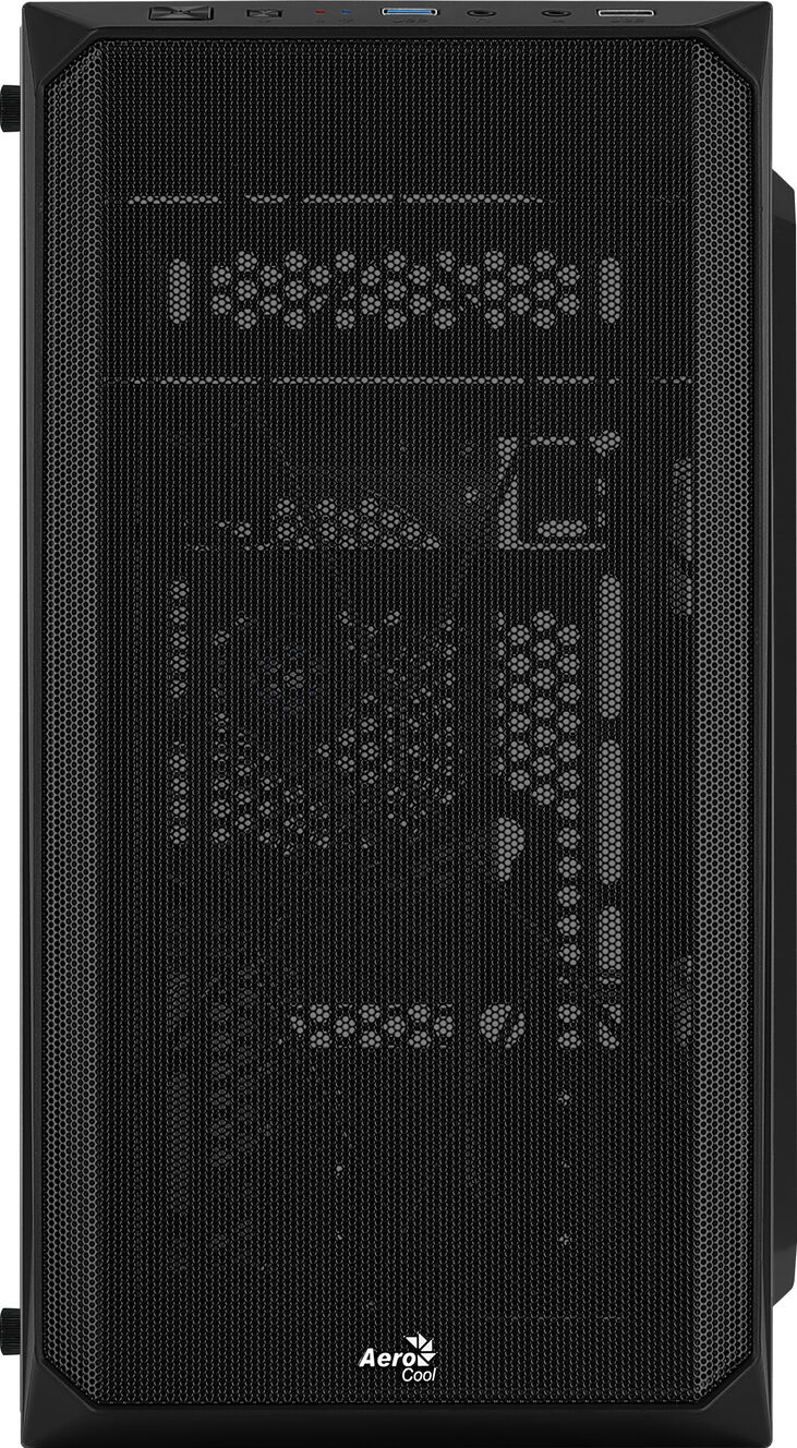 Caja Micro-ATX Aerocool CS-107 Negro image number 5