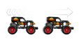 LEGO Technic: Monster Jam Grave Digger Fuego y Hielo, 263 Piezas (42219) image number null