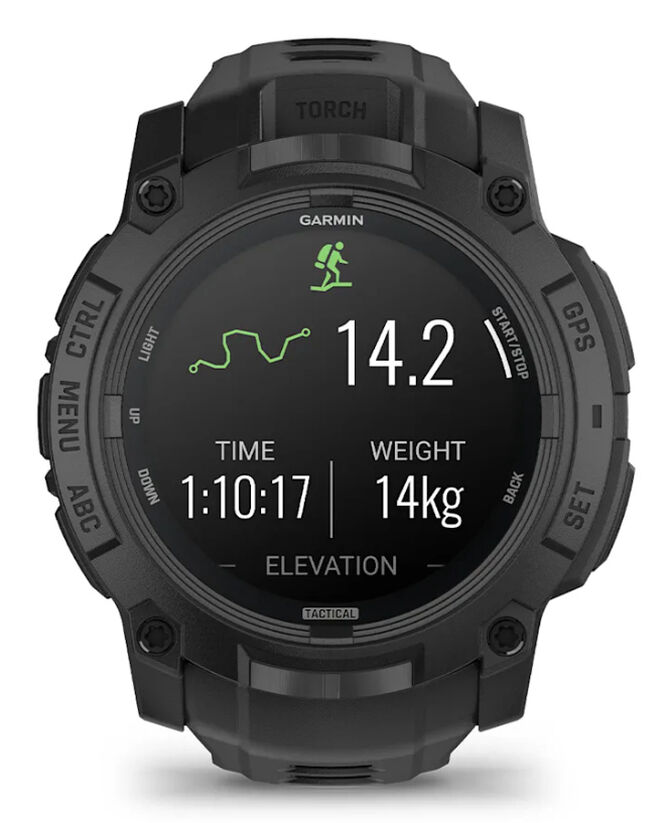 Smartwatch Garmin Instinct 3 Tactical Edition AMOLED 50mm Negro image number 8