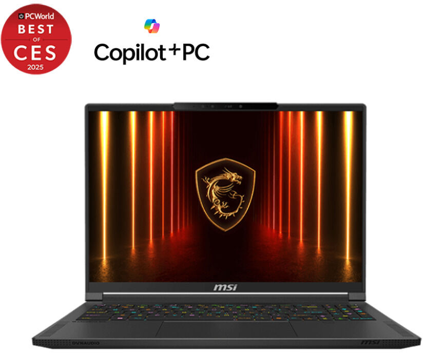 Port&aacute;til MSI Stealth A16 AI+ A3XWJG-209XPT 16" Ryzen 9 AI HX 370 64GB DDR5 1TB RTX 5090 QHD+ OLED 240Hz