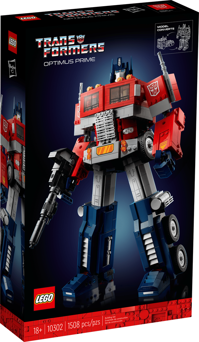 LEGO Icons: Optimus Prime, 1508 Piezas (10302) image number 0