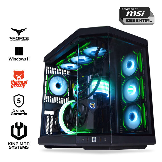 Ordenador King Mod Gamer-PC Ryzen 7 9800X3D 32GB DDR5 2TB RTX 5080 WiFi W11 V2 image number 0