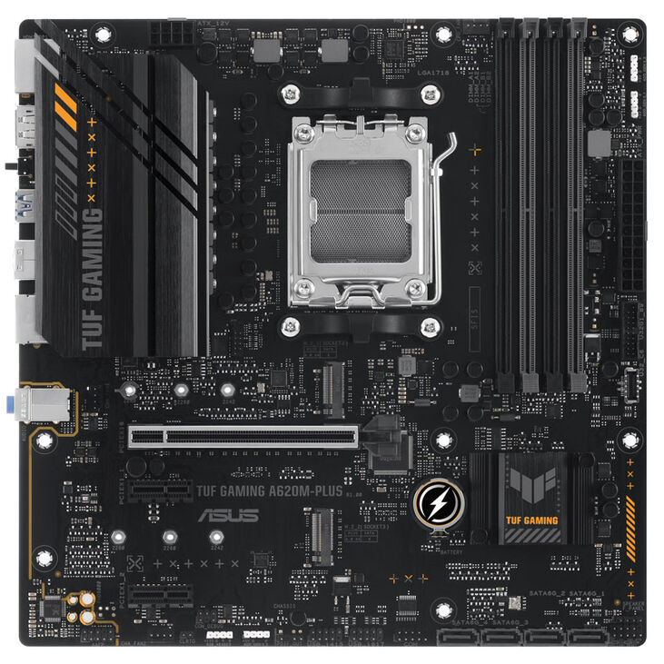 ASUS TUF GAMING A620M-PLUS AMD A620 Zócalo AM5 micro ATX image number 2