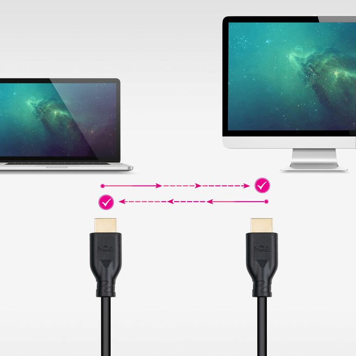 Cable HDMI V2.0 4K@60Hz 18Gbps Nanocable A M/M CCS 1 M Negro image number 3