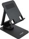 Soporte Mesa Tooq Giratório Ajustable p/ Tablet Max. 13" Negro